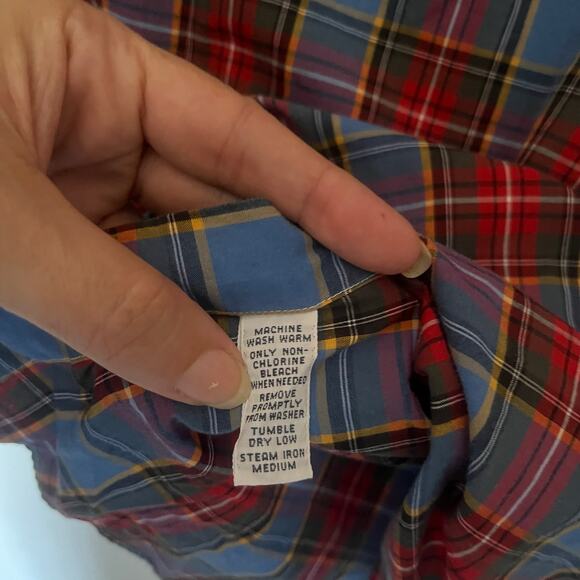 Ralph Lauren Blake Button Down Mens Shirt Sz L Plaid Preppy Oxford Classic Fit - Picture 10 of 11